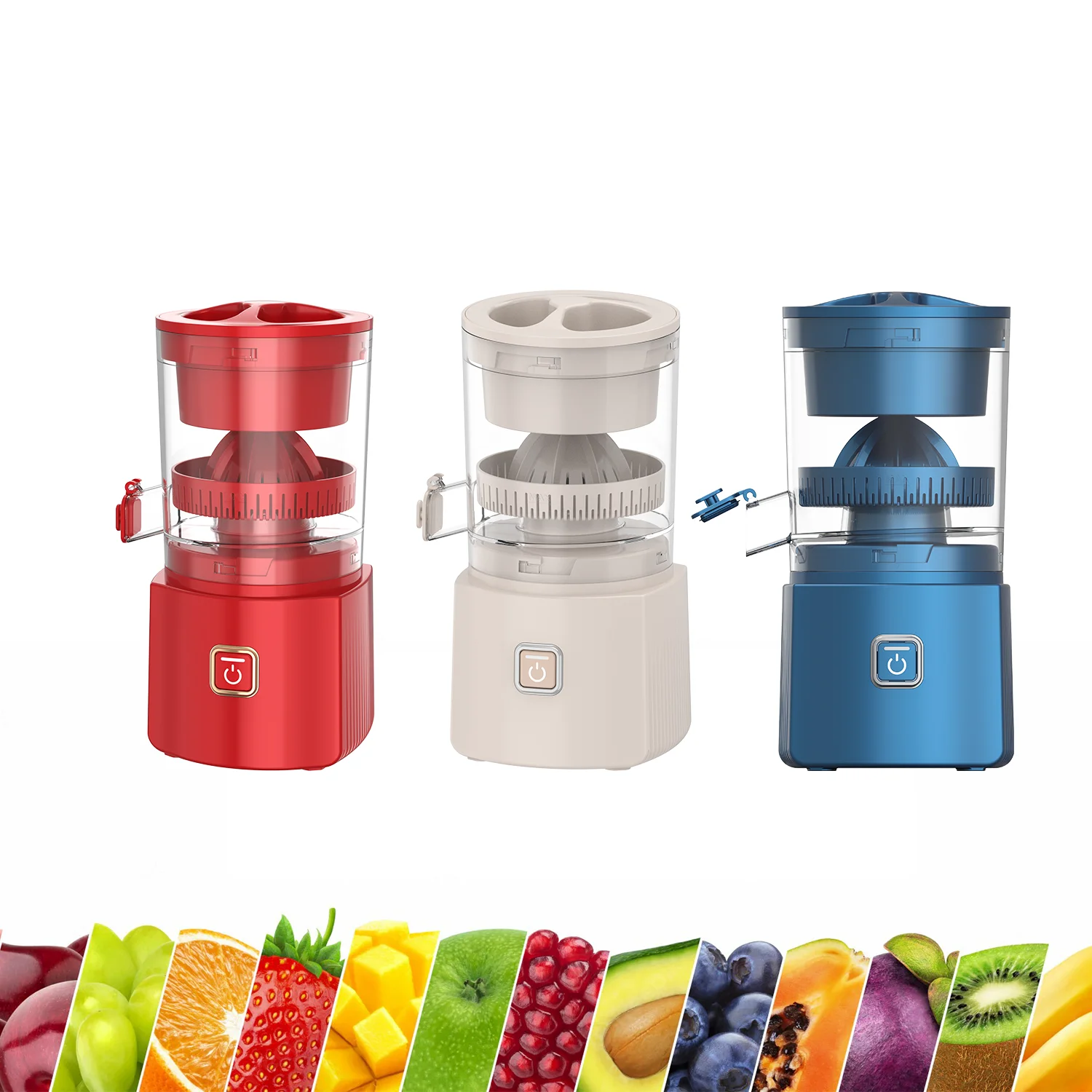Home Orange Mini Slow Juicer Portable USB Charging Automatic Citrus Fruit Vegetables Juicer Blender