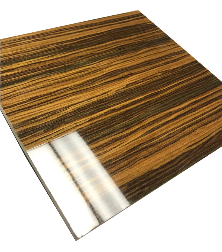 
JOYWIN brand high gloss natural ebony wood veneered plywood sheet 