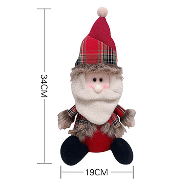 Милые Плюшевые Рождественские куклы и рождественские эльфы украсят праздничные Вечеринки с рождественскими пожарными игрушками детскими