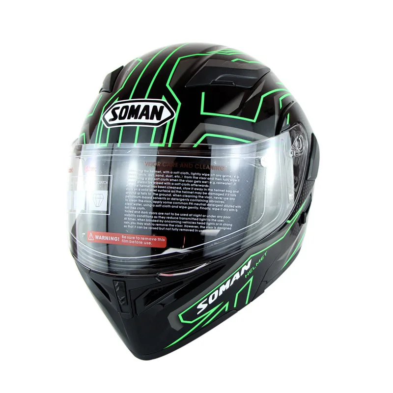 Global certificated soman motorcycle flip up helmets carbon moto helmet