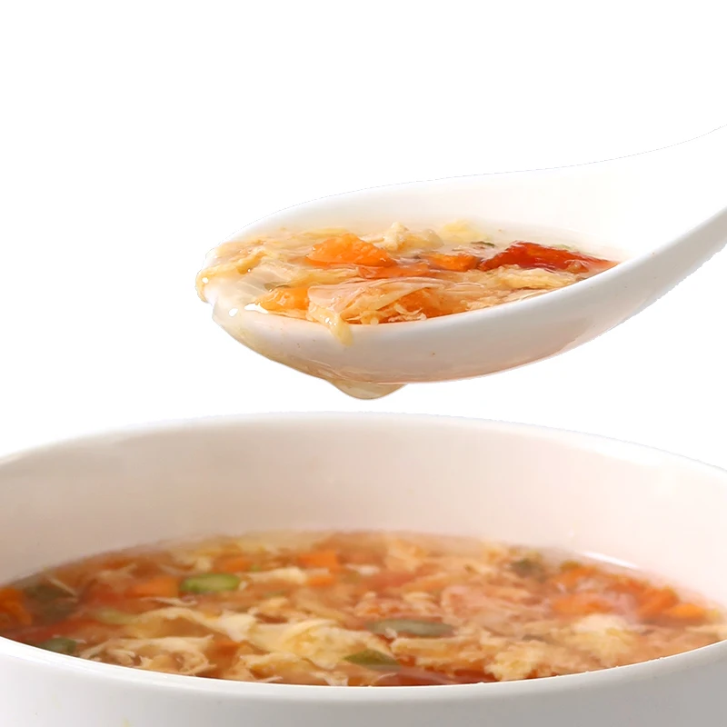 Ready Stock 3 Seconds Instant Soup Vegetable Eggs Chinese Instant Soup Delicious Instant Soups Custom Label