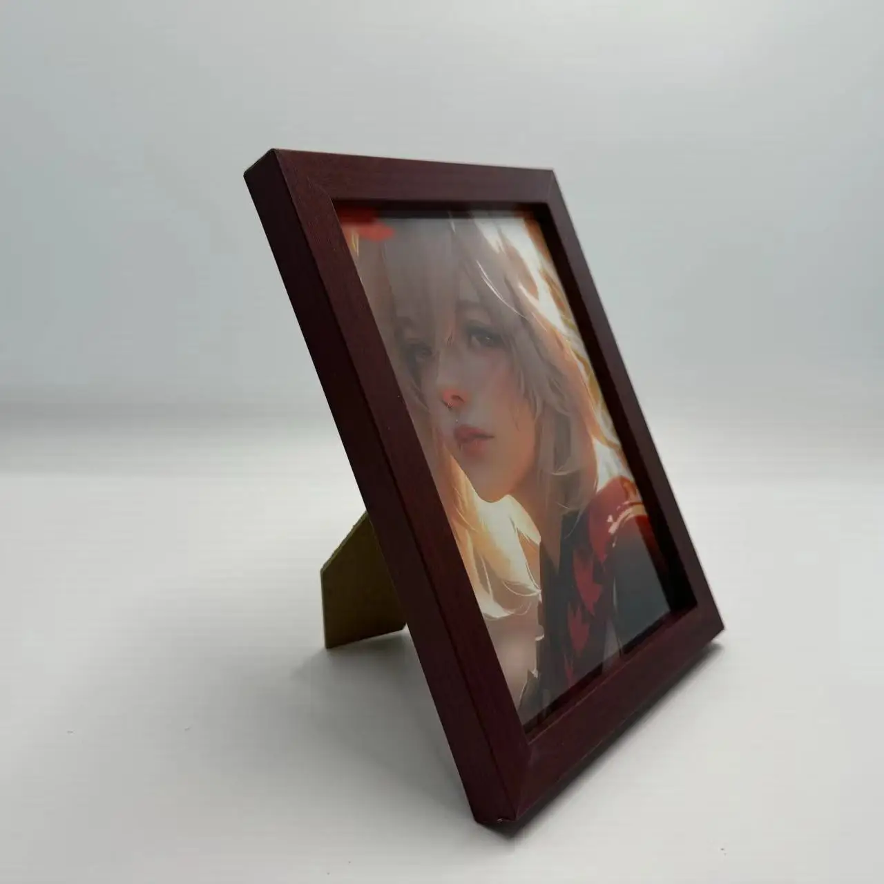 Подгонянная Фабрика 10x15 13x18 20x25 дубовая фоторамка для настольного и настенного монтажного дисплея