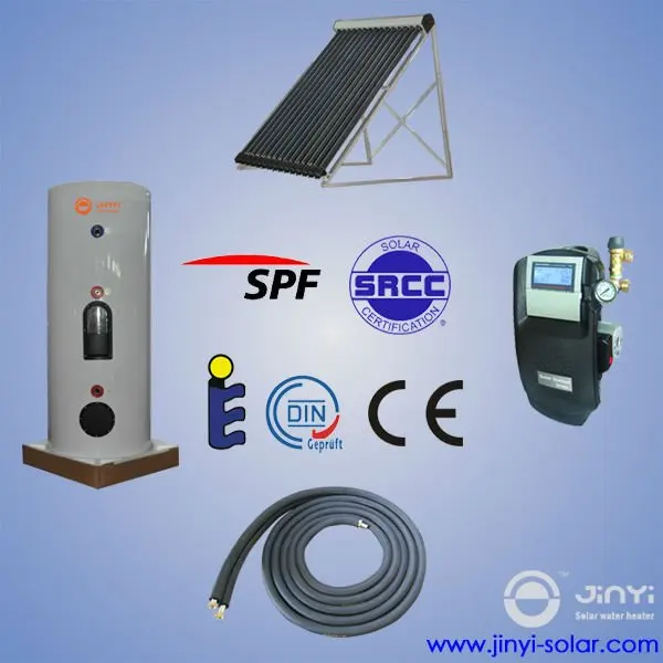 Jinyi Split Pressurized Kit Thermodynamic Water System Solar Heater for Home
