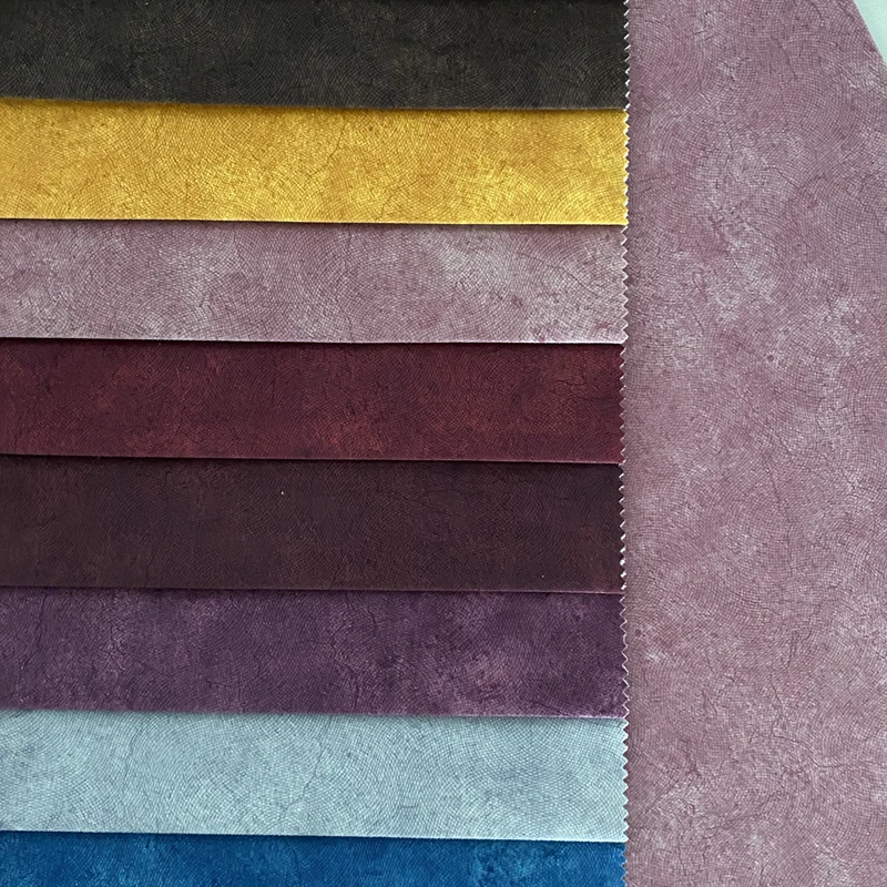 Cheap 100% polyester plain printed velvet waterproof fabrics for curtain and sofa