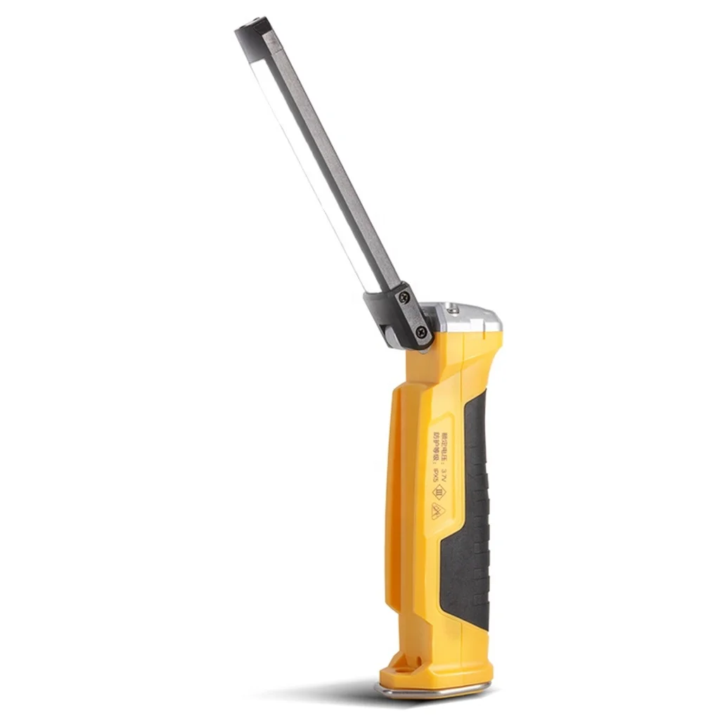 Перезаряжаемый рабочий светильник COB 9 Вт, 550 люмен, вращающаяся на 180 градусов Магнитная светодиодная осмотровая лампа