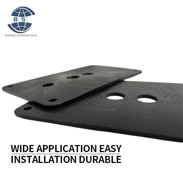 Factory low price hot sale 3mm can be customized thickness of non-slip insulation Square rubber vibration dampening mat