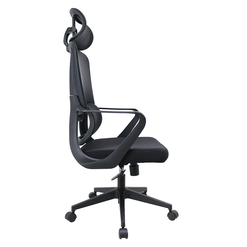 Customizable Fabric Seat Fixed Handrail Executive Swivel Home Work Ergonomic Mesh Office Desk Chairs