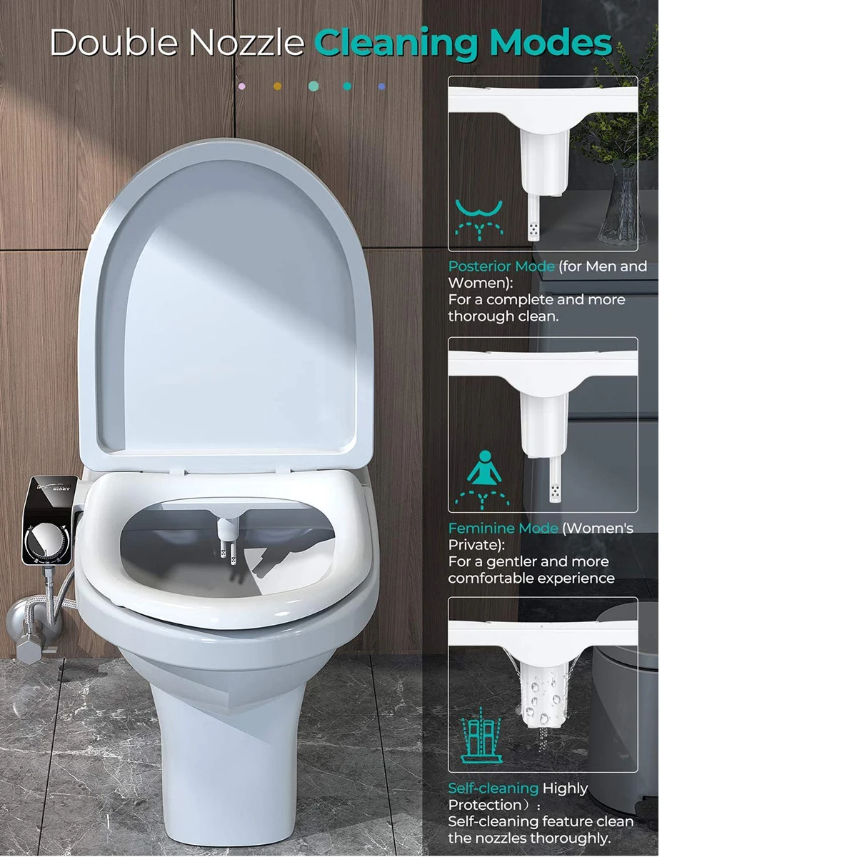Galenpoo WC-Aufsatz wc attacco shattaf    bidet toilet attachment, smart bidets attachment