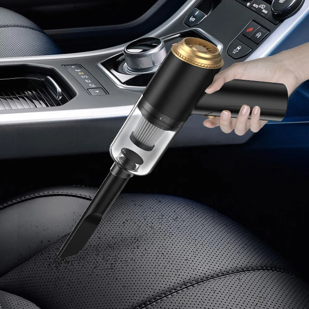 Новый дизайн ручной беспроводной портативный автомобильный пылесос с USB зарядкой и питанием от