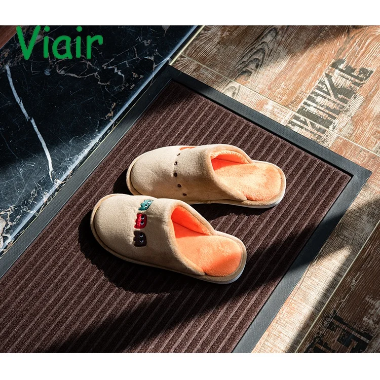 Wholesale Rubber Backed Entrance Shoe clean Weather Resistant Foot mat