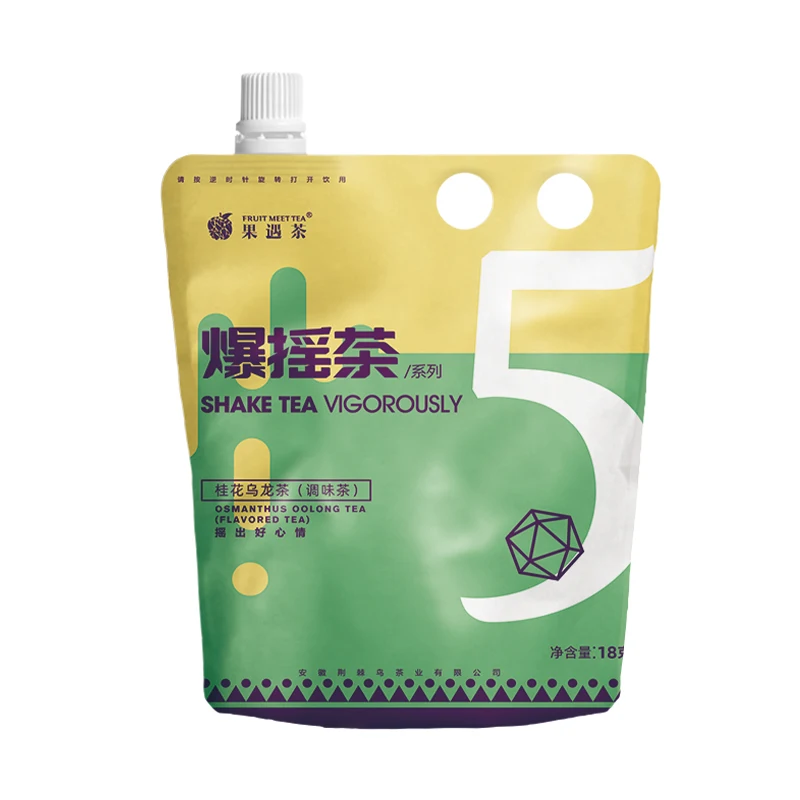 Fruit Meet Tea North American Best Seller Flavor Tea Instant Drinks Tea Bag  With Plastic Bag