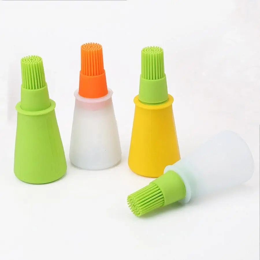 Cooking tool Portable Outdoor BBQ Pastry Baking Silicone Oil Bottle Honey Sauce silicone oil brush dropper
