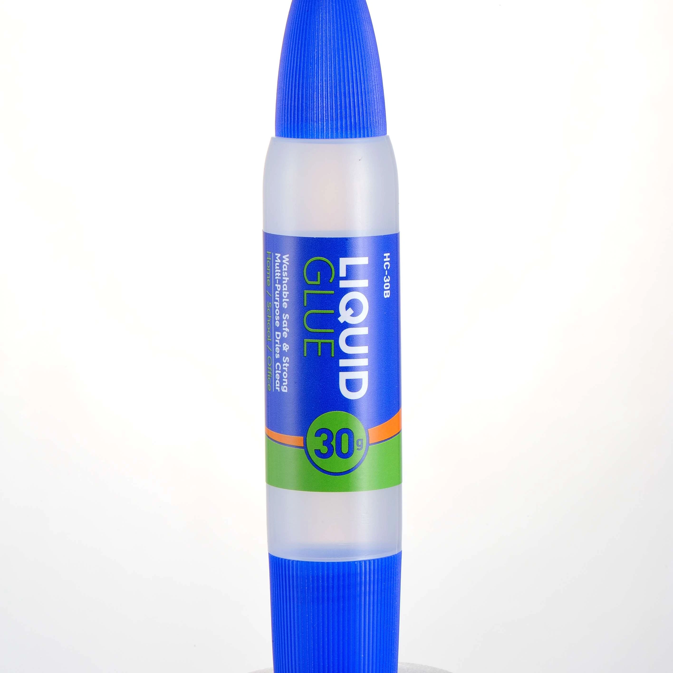 Прозрачный клей, моющийся слайм-клей, нетоксичный, прочный, Oem, индивидуальный логотип, жидкий клей-карандаш