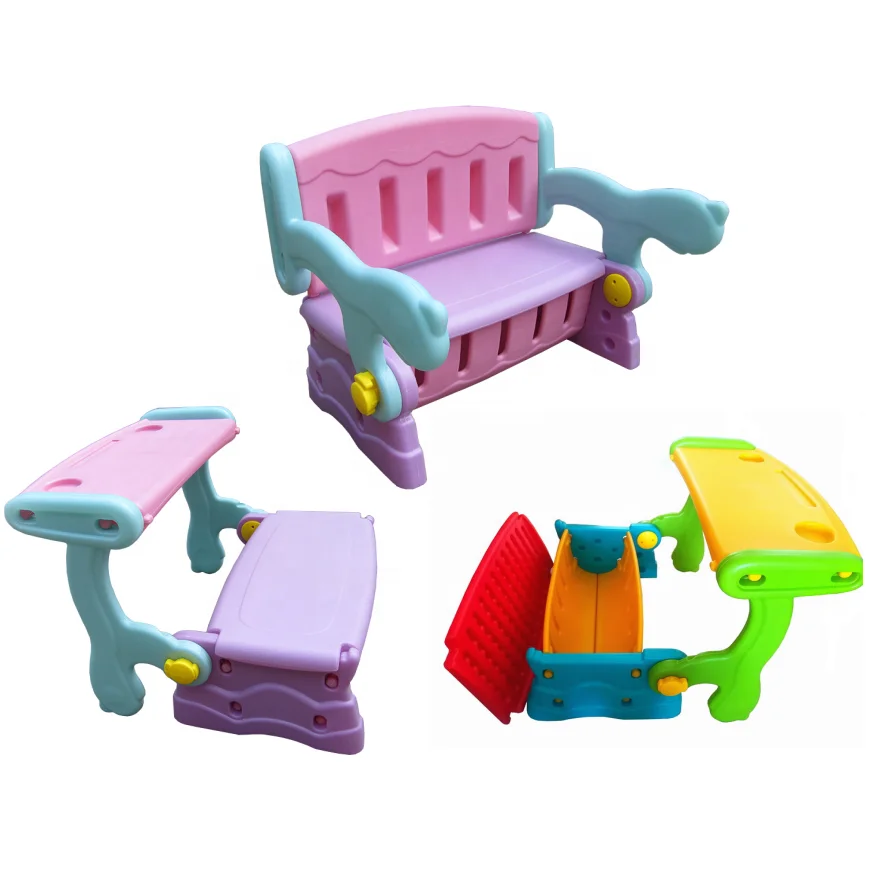 children table and chair set plastic Interesting multifunctional kids room furniture Cute kids table and chair with storage