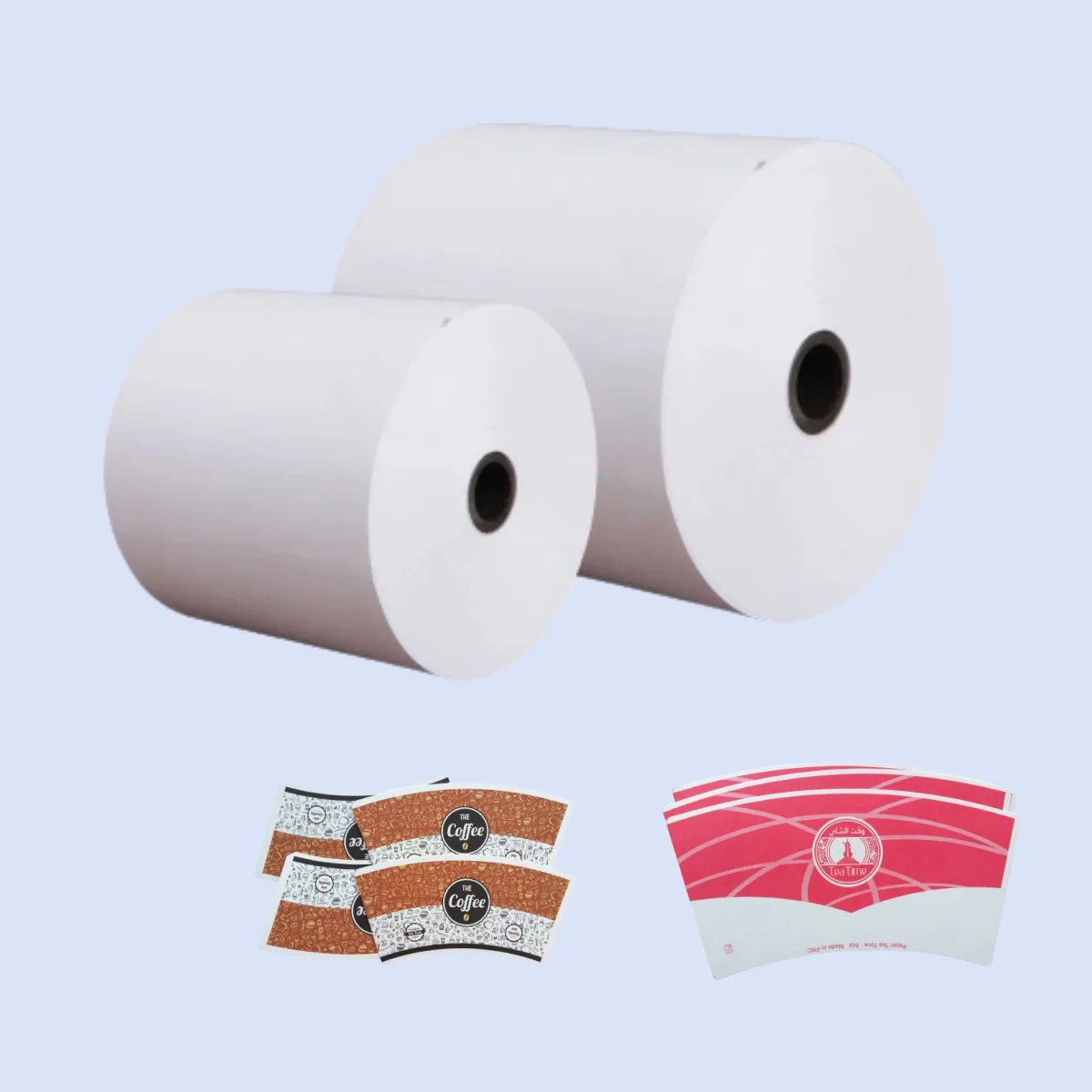200GSm Kraft Paper Packaging Material Single Wall Cardboard Cup Roll PE/PLA Coating Raw Material Manufacturing Paper Cups