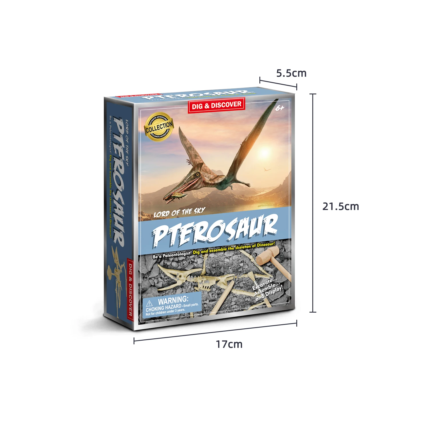 Factory Price Diy Toy Custom Dinosaur Archaeology Kit With Cpc Certificate Hot Selling Dinosaur Skeleton Dig Kit In Stock