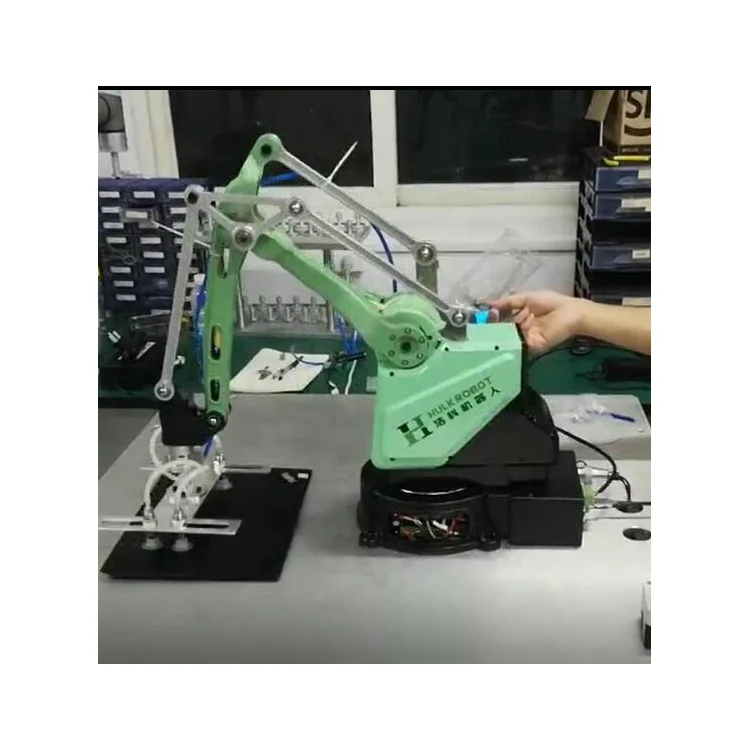 Robot Mechanical Arm Hand Manipulator with 4 Axis Stepper Motor Assembled