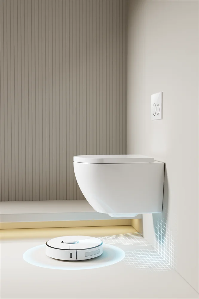 New developed vortex low noise 4.5 L bathroom concealed wall hung toilet wall mounted wc fitting wc toilet set