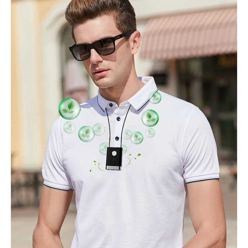 
Hot sale Negative Ions Generator kill bacteria and virus Personal necklace air purifier 