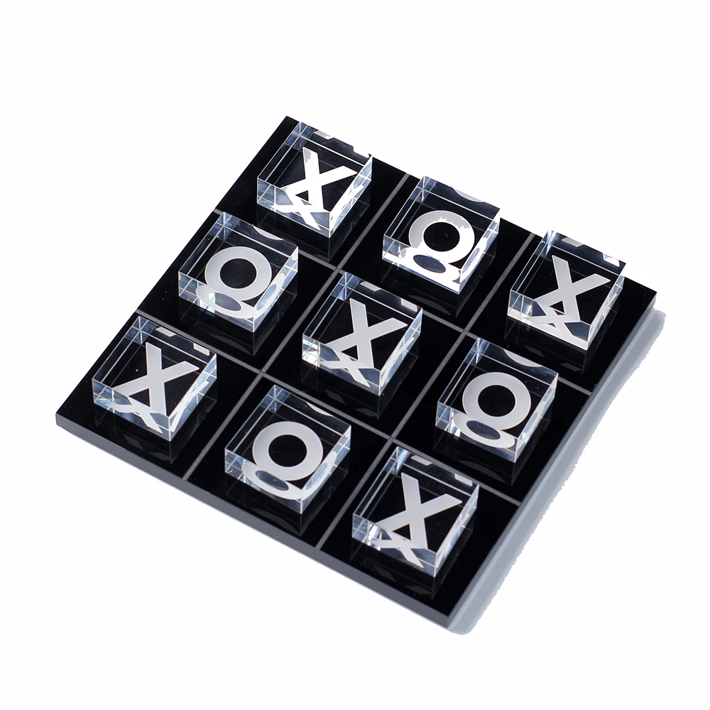 Акриловый деревянный электронный giiker xo tic tac toe