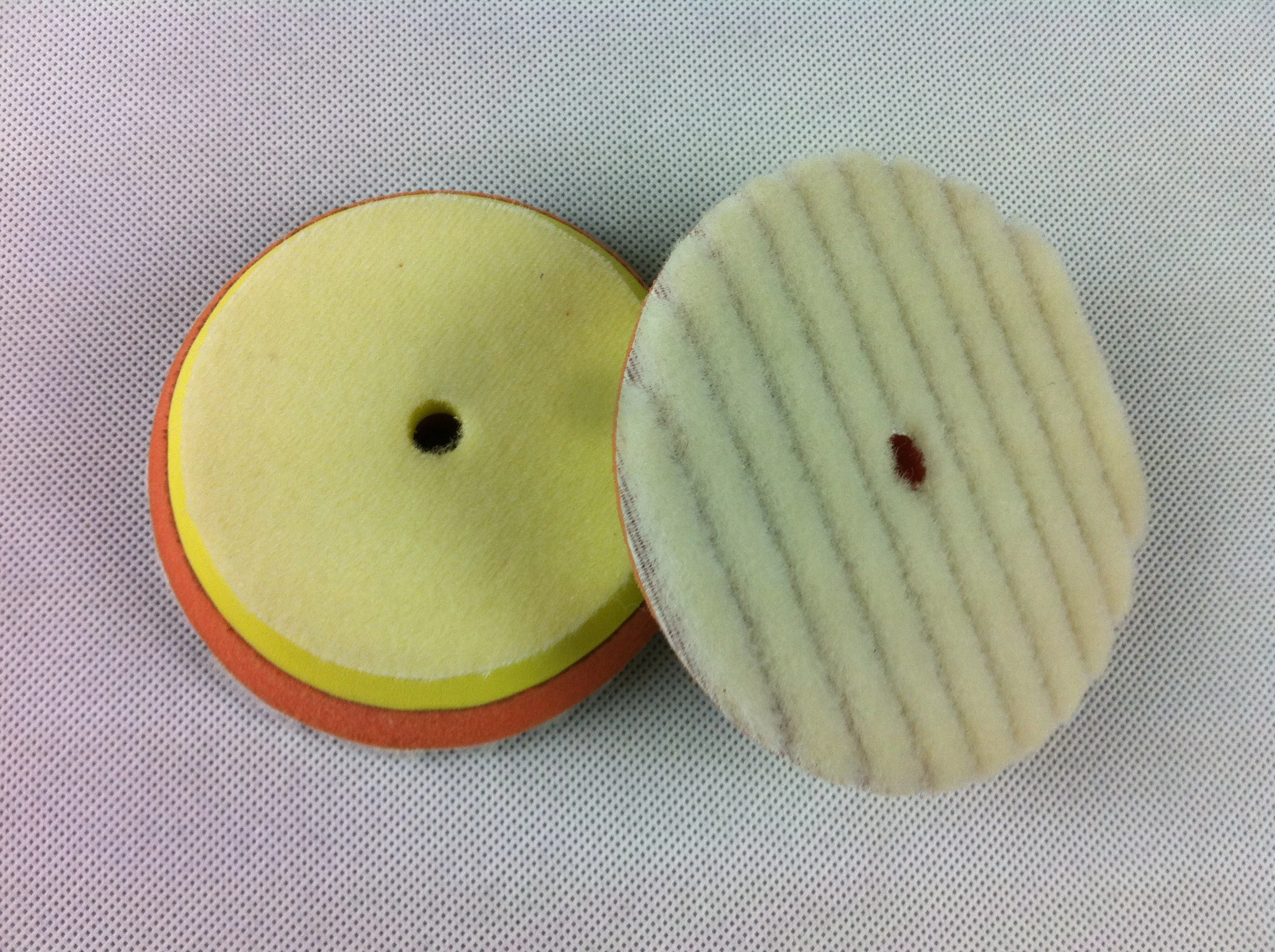 6 дюймов DA полировка с полосками из чёрно-лицевая сторона тампоном для DA полировщик