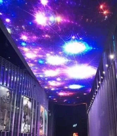 The latest Theme application  naked eye 3D Holographic interactive immersive sky screen