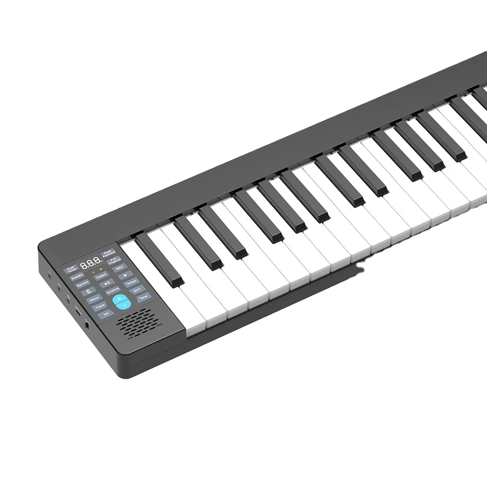 Electronic Keyboard Synthesizer Standard As Real Silicon Piano 88 Key Portable Hammering Acoustic Piano