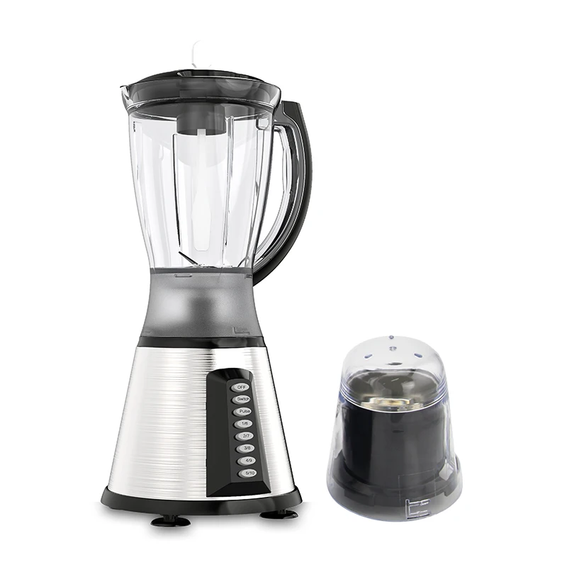 2 in 1 Unbreakable Jar  New Stainless Steel Blender Juicer Mixer Switch for Fruit and Vegetable Blender