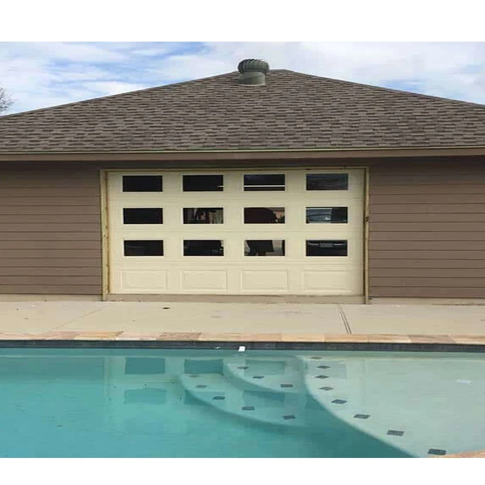 American style villa automatic lift garage door