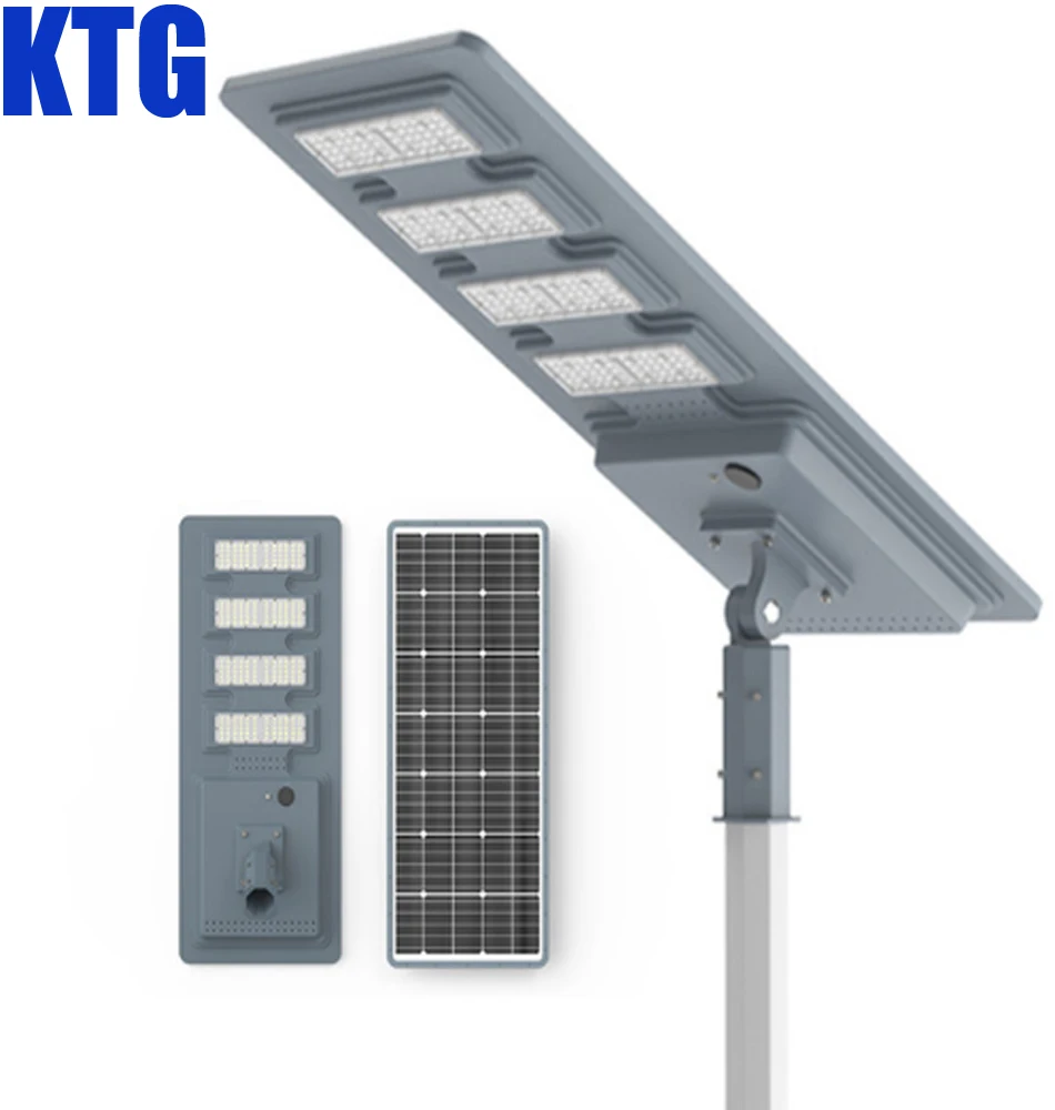 80 120 watt 150 180 w aluminum all in one integrated lighting poles led panel lamp waterproof led solar outdoor street lights