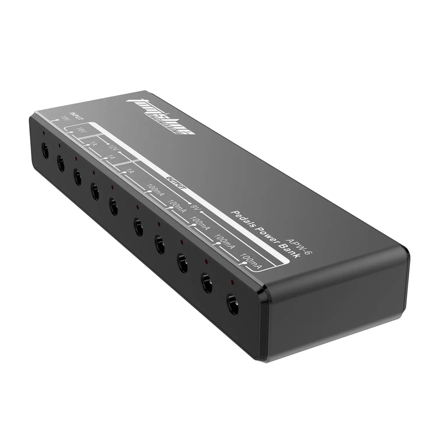 Aroma Apw-6 Guitar Effect Pedal Board Power Supply Bank Guitar Processor Music Accessories 9V/12V/18V Uk/eu/us Plug