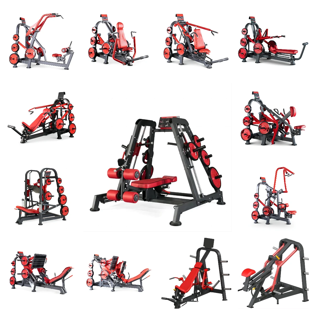 Fresh out commercial gym fitness equipment hack squat machine