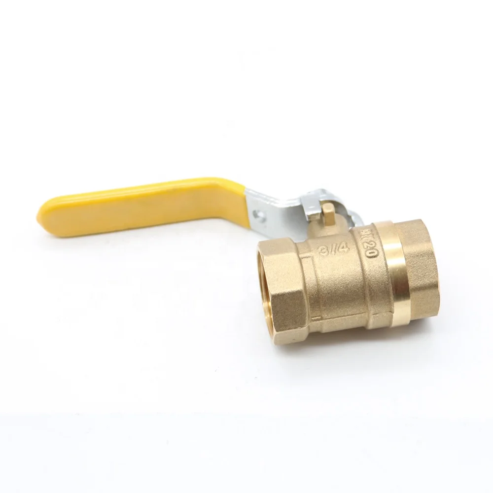 OUKE PN20 400WOG 1/2 - 2 inch Thread Bronze Color Painted CW617N Material forged Brass Gas Ball Valve
