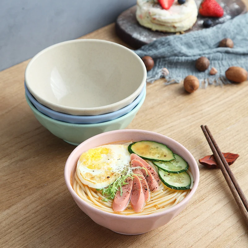 wholesale kitchen plastic bowls summer New products ramen food bowls for lunch and dinner Healthy material for kids