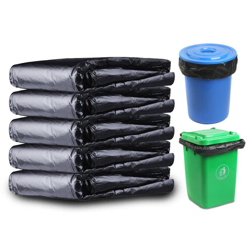 Customization Big Trash Bag  Plastic Large HDPE Garbage Bags