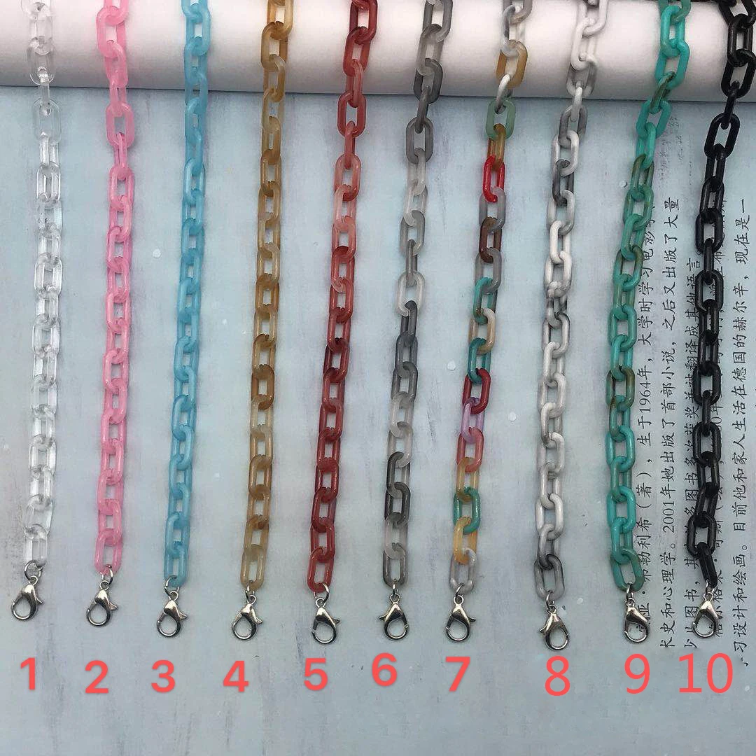 Children and adults acrylic mask chain Glasses Chain Sunglasses Lanyards  Neck Strap glasses acrylic mask chain holder