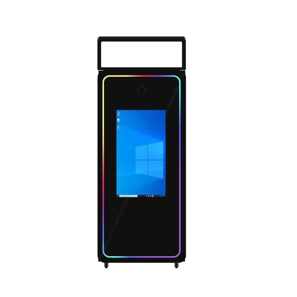 Magic mirror photo booth led frame screen magic selfie photobooth top sale 40/70 inch mirror photo booth