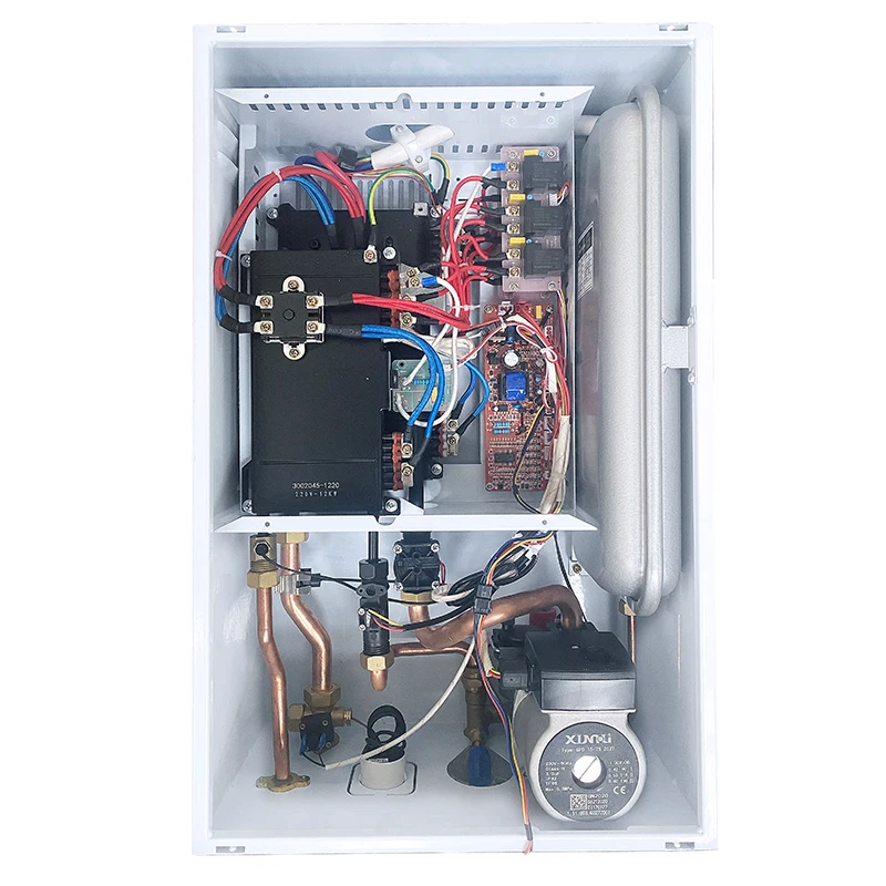 combi system double pressure boiler 24kw boiler radiant heat electric home central heating boiler