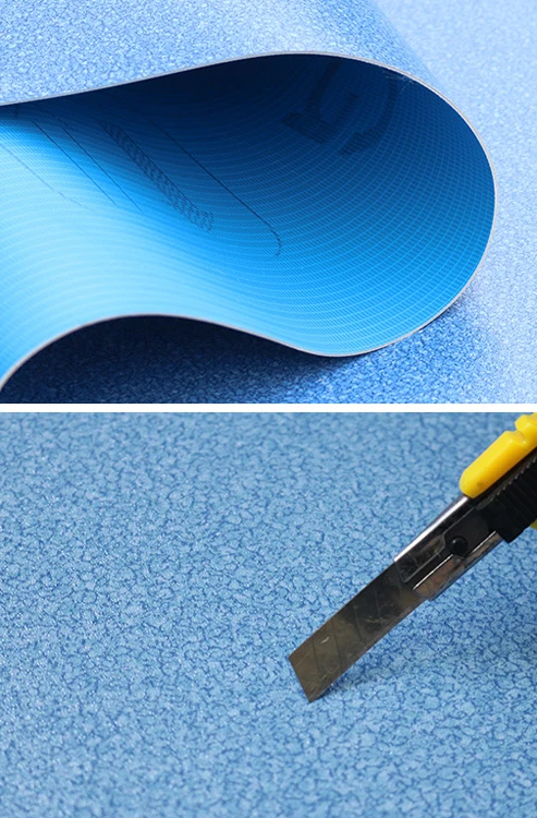 waterproof indoor vinyl flooring pvc plastic carpet roll PVC floor for home