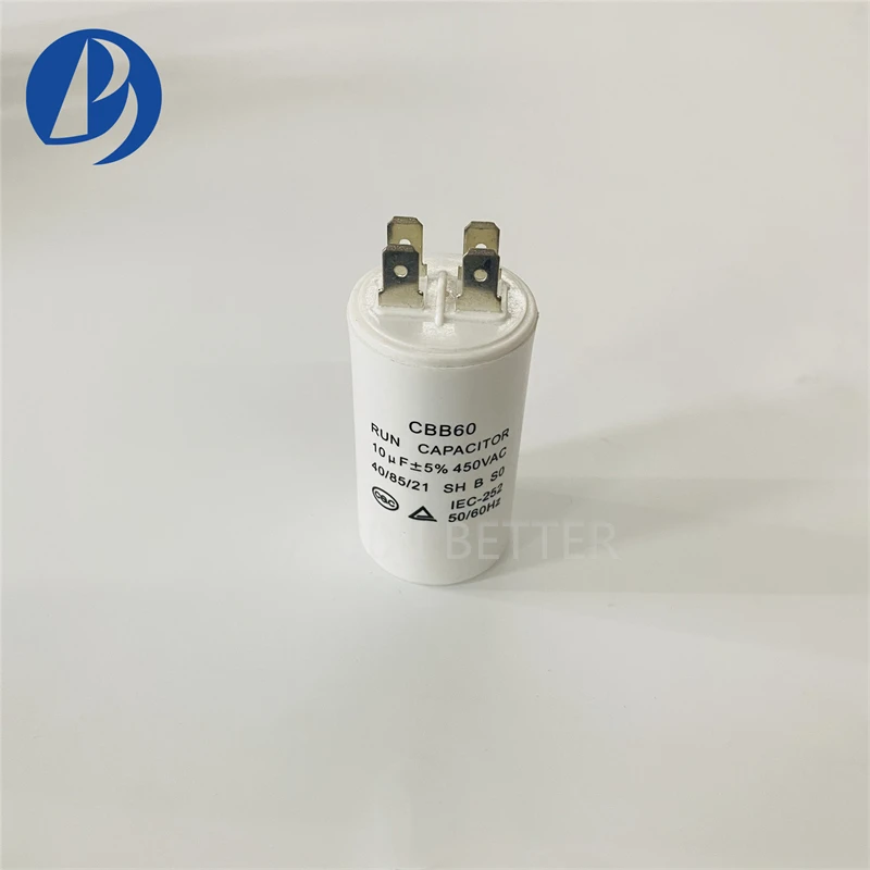 Hot Sale Air Conditioner Motor Run Capacitor With 4 Pins CBB60 450V