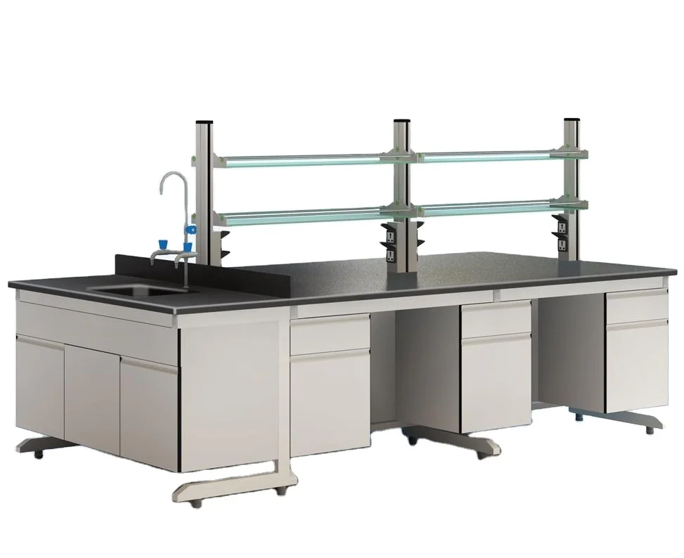 Great Quality Bench With Pp Sink  Laboratory Central Station