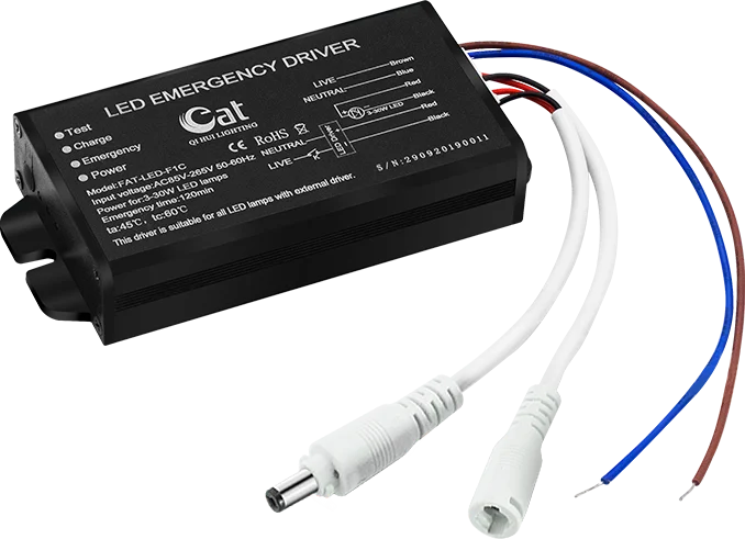 Flame-retardant aluminum shell can be applied 3W-30W LED fixture LED emergency kit