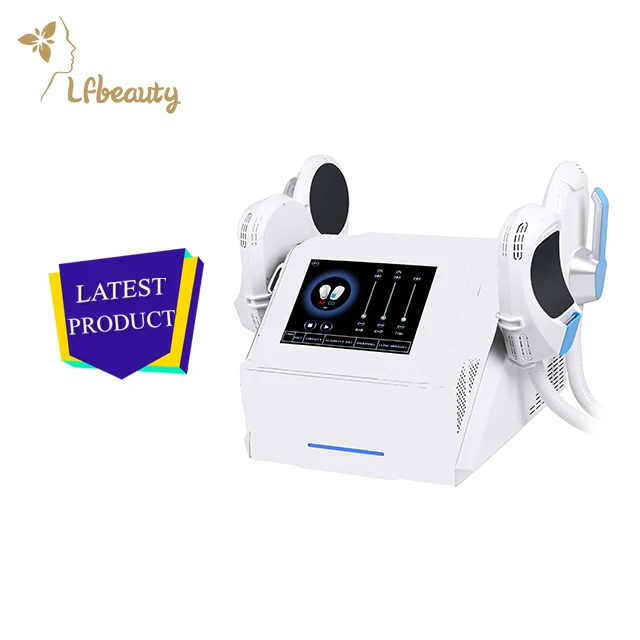 Portable 4 handles fat removal weight loss ems whole body sculpting machine