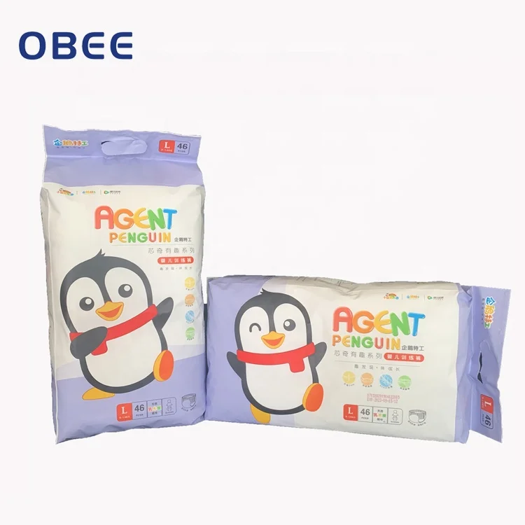
OBEE L/XL/XXL/XXXL super absorbent B grade baby pull up diaper disposable baby training pants 