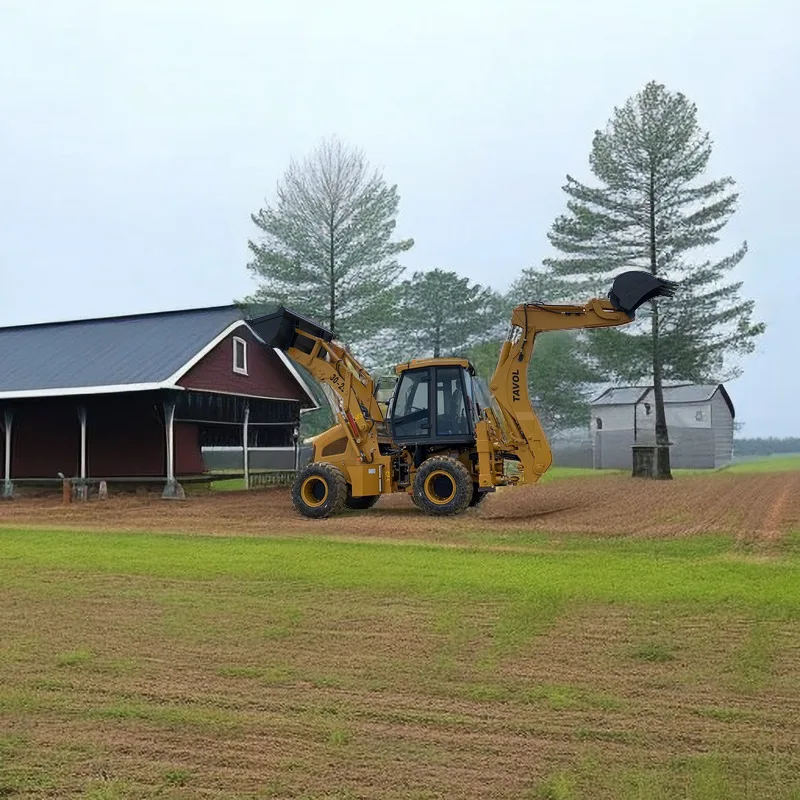 Manufacturer Supply CE Hydraulic New Used Backhoe Heavy 4X4 Tractor TA30-25 Compact Small Front Backhoe Loader Use for Construct