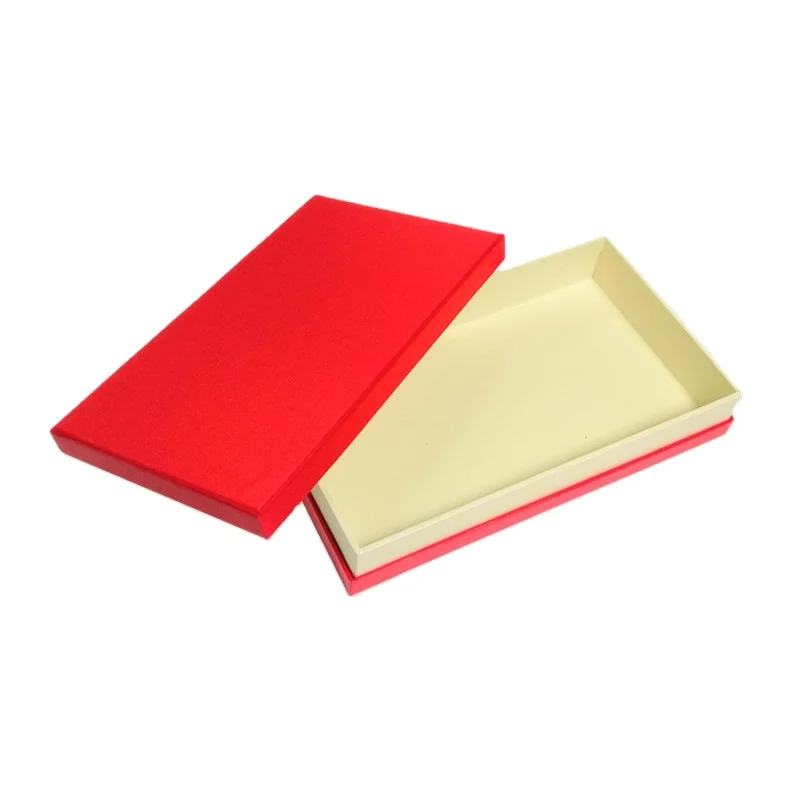 Wholesale customize logo and size paper packing empty box for purse scarf box