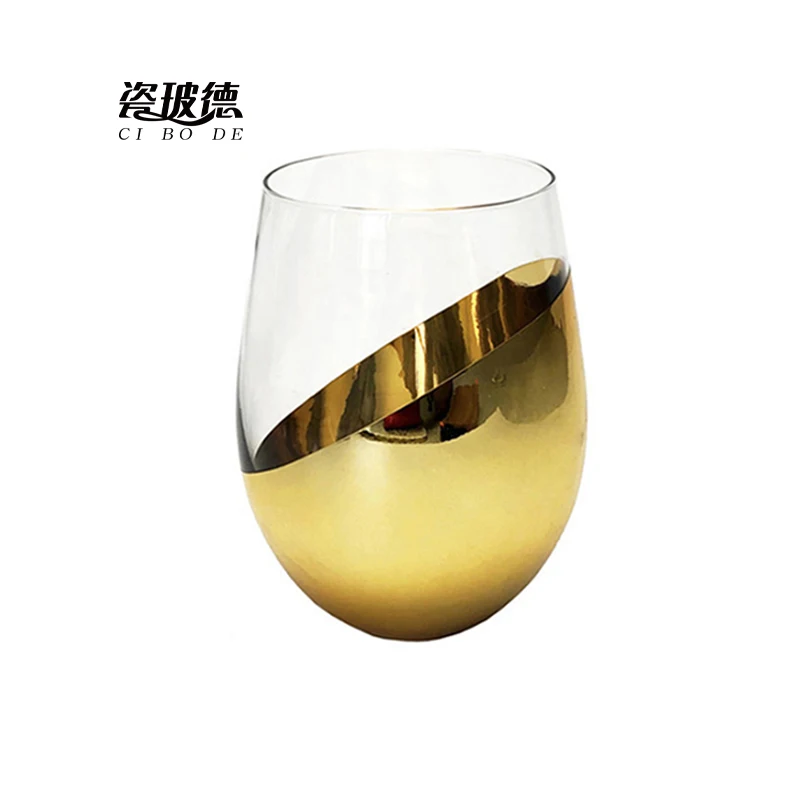 2022 Star sky tripe juice drink mousse cup Rainbow egg glassIns galvanized creative glass home rainbow starry sky cup for milk