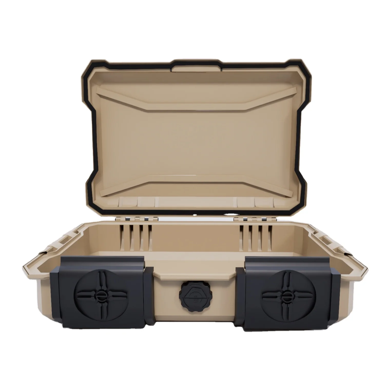 GLARY small hard shell wet dry box container waterproof airtight micro equipment storage case box plastic carrying case box