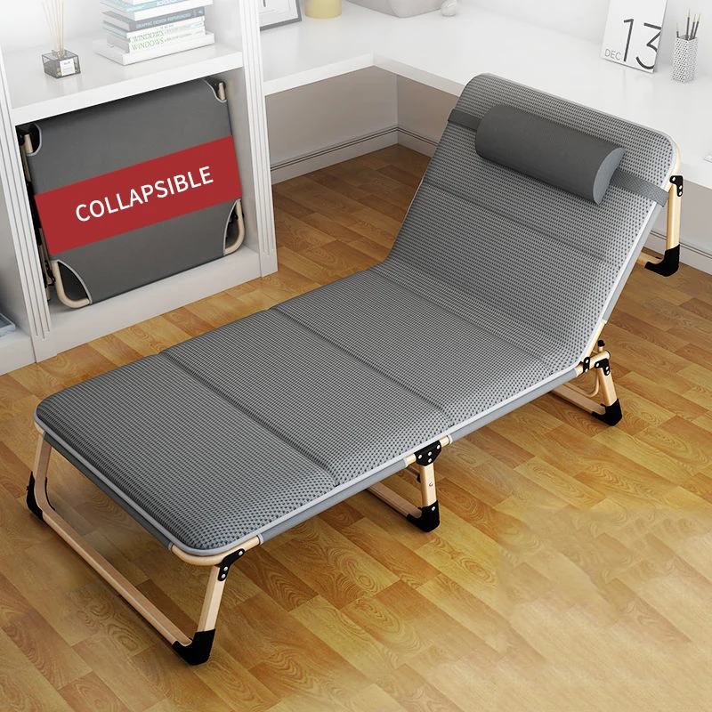 Office Household Simple Lunch Break Adult Nap Camp Multifunctional Recliner Folding Single Bed
