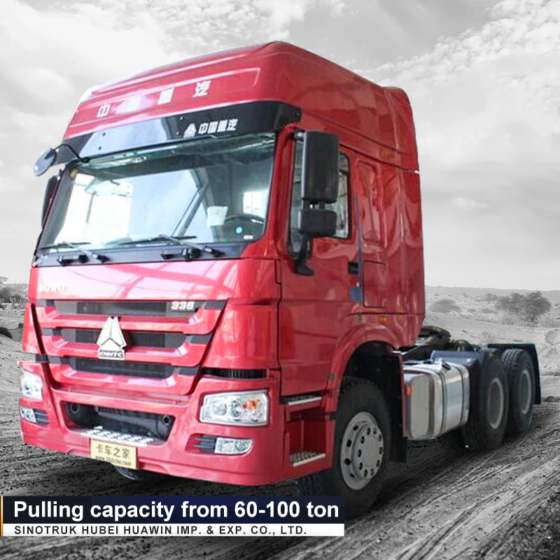 Sinotruk Howo 6X6 Tractor Trailer Head Truck With 380Hp Tractor Tow Trailer Cargo Camion Tracteur
